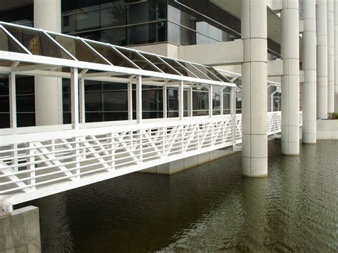 fabricated aluminum marine access and pedestrian bridge solutions|aluminum bridge manufacturers.